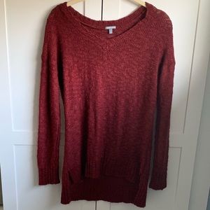 Charlotte Russe Maroon Sweater